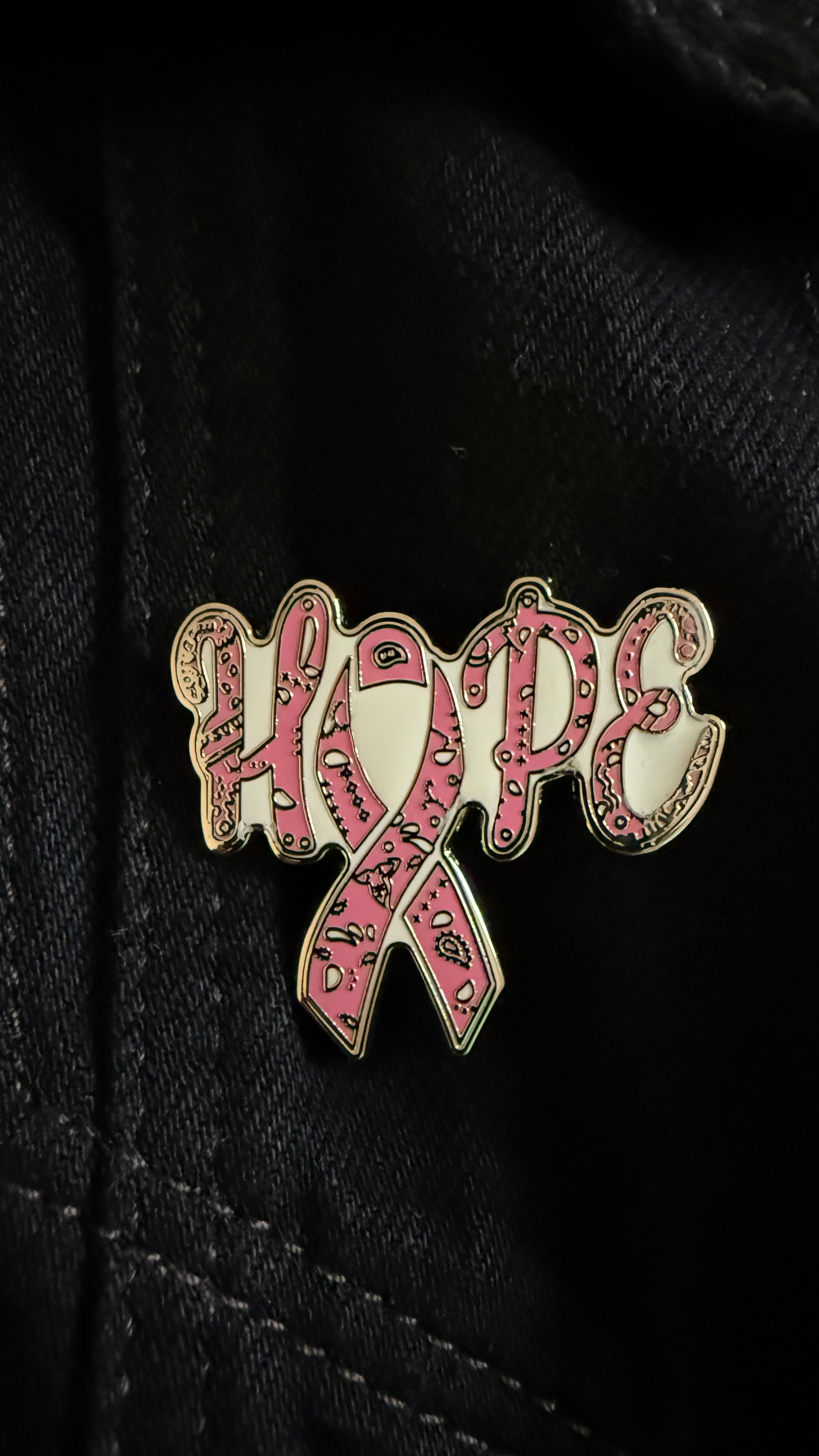 Hope Breast Cancer Pin